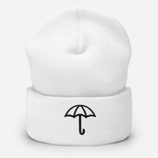 White UI Essential Beanie